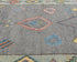 13 Feet Moroccan Gray Hand Woven Wool Runner Rug